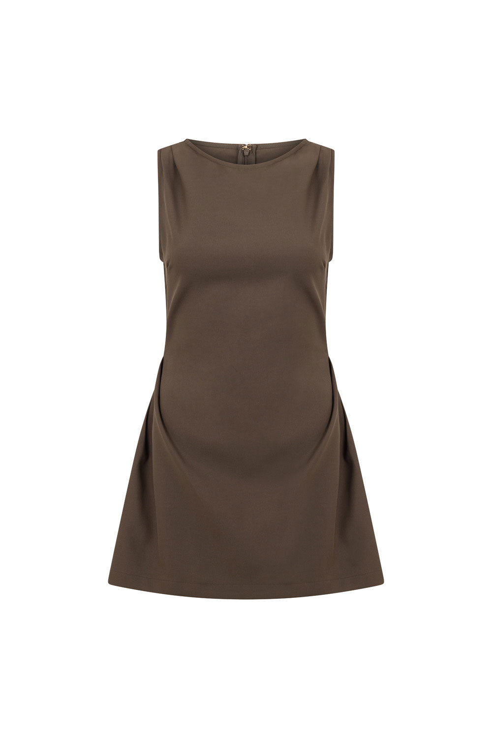 SAMPLE-Camellia Dress - Chocolate
