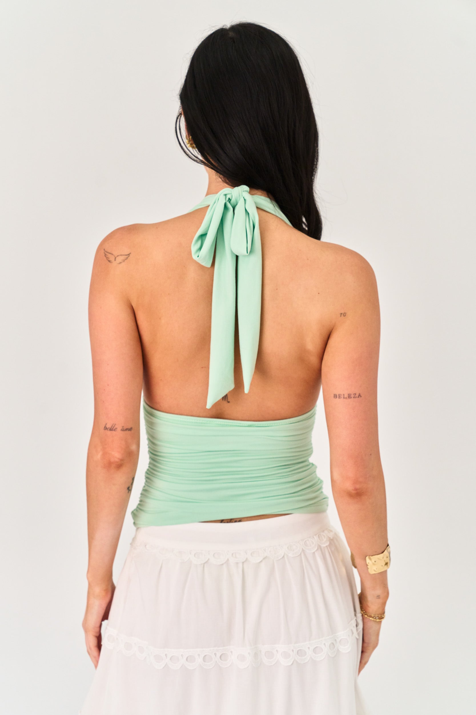 Cape May Halter Top in Mint