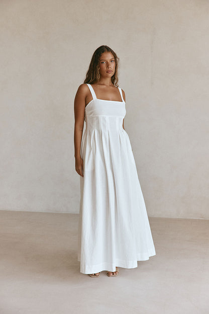 SAMPLE-Flore Dress - White