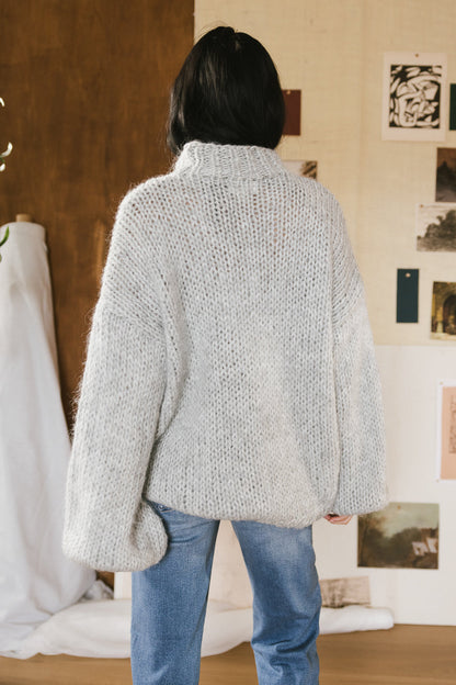Anastasia Knit Sweater in Grey - FINAL SALE