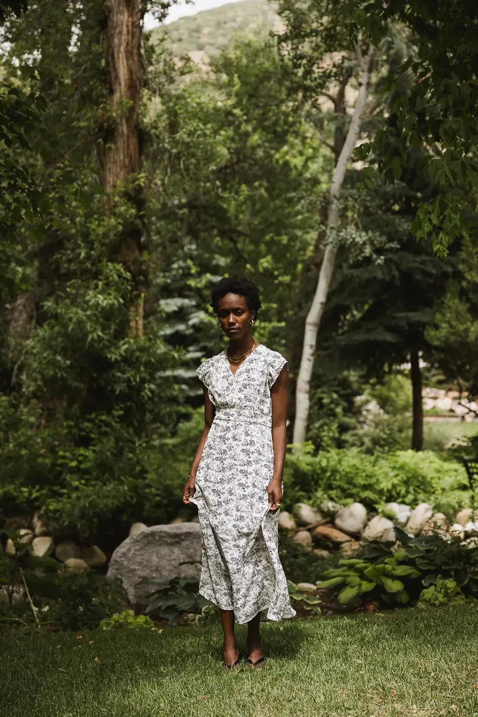 Erica Floral Midi Dress - FINAL SALE