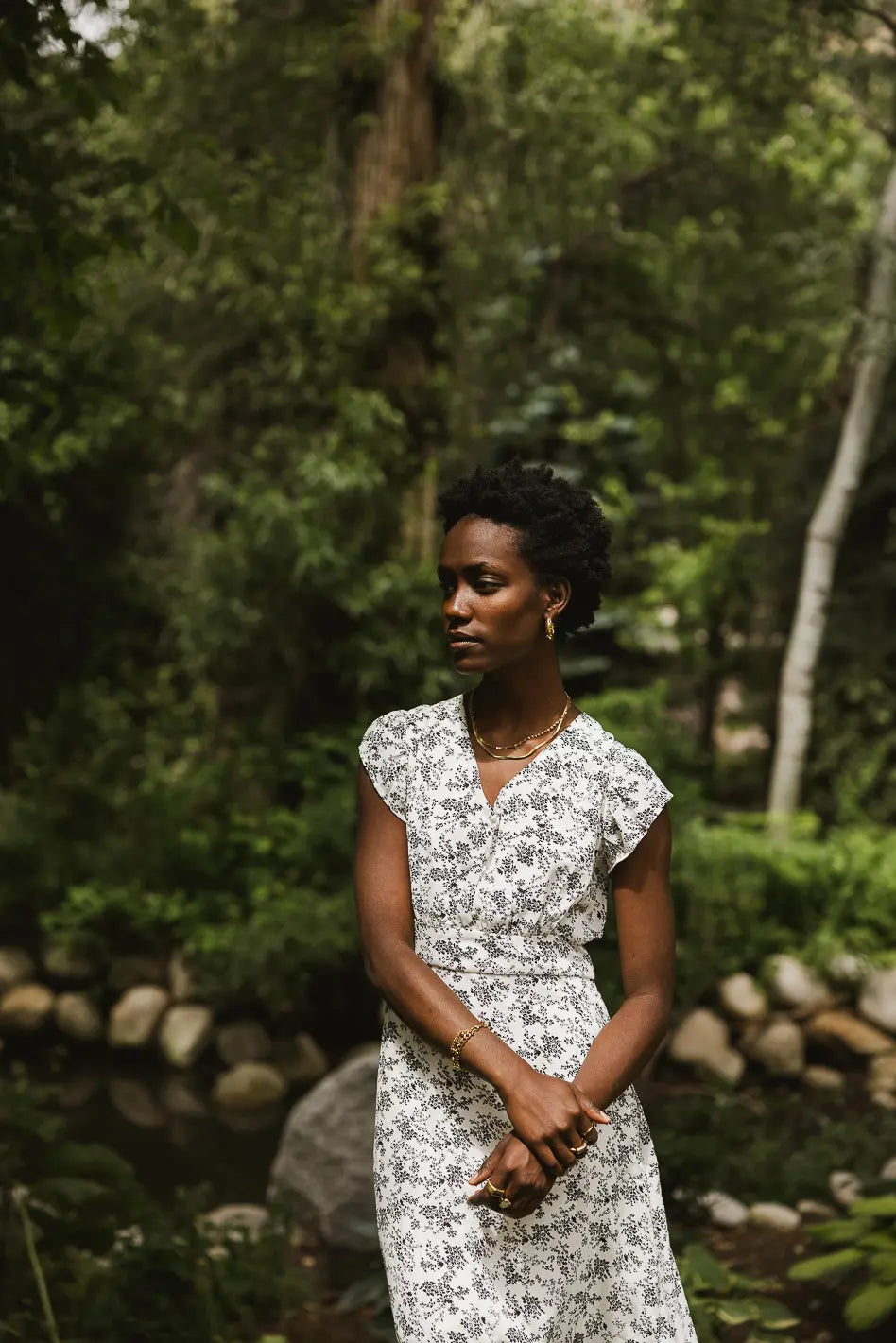 Erica Floral Midi Dress - FINAL SALE