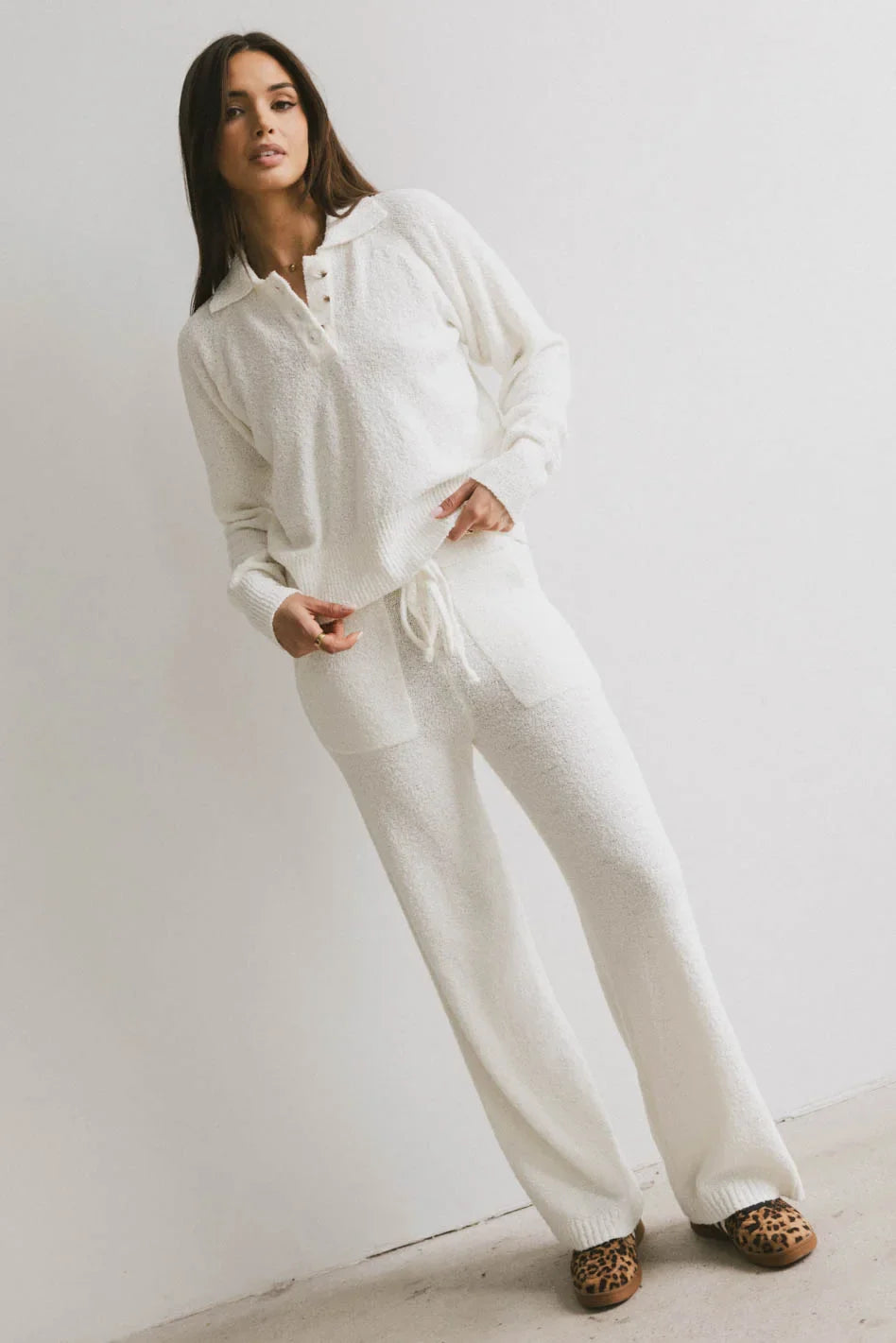 Breck Knit Sweater in Cream - FINAL SALE
