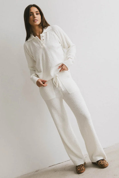 Breck Knit Sweater in Cream - FINAL SALE