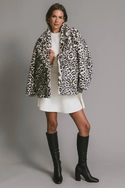Dolores Knit Mini Dress in Cream - FINAL SALE