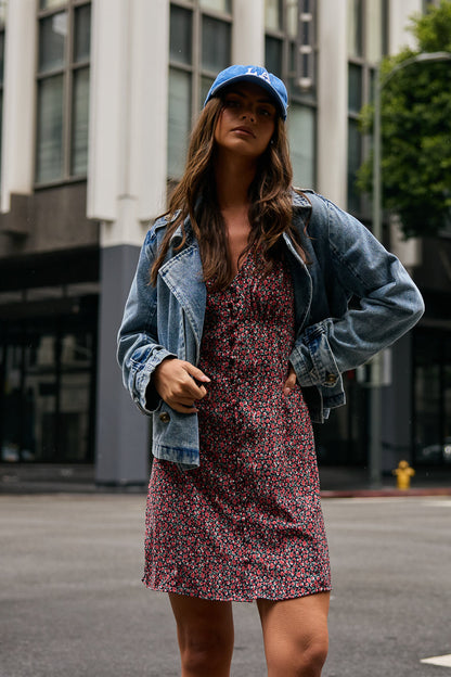 Anne Floral Mini Dress - FINAL SALE
