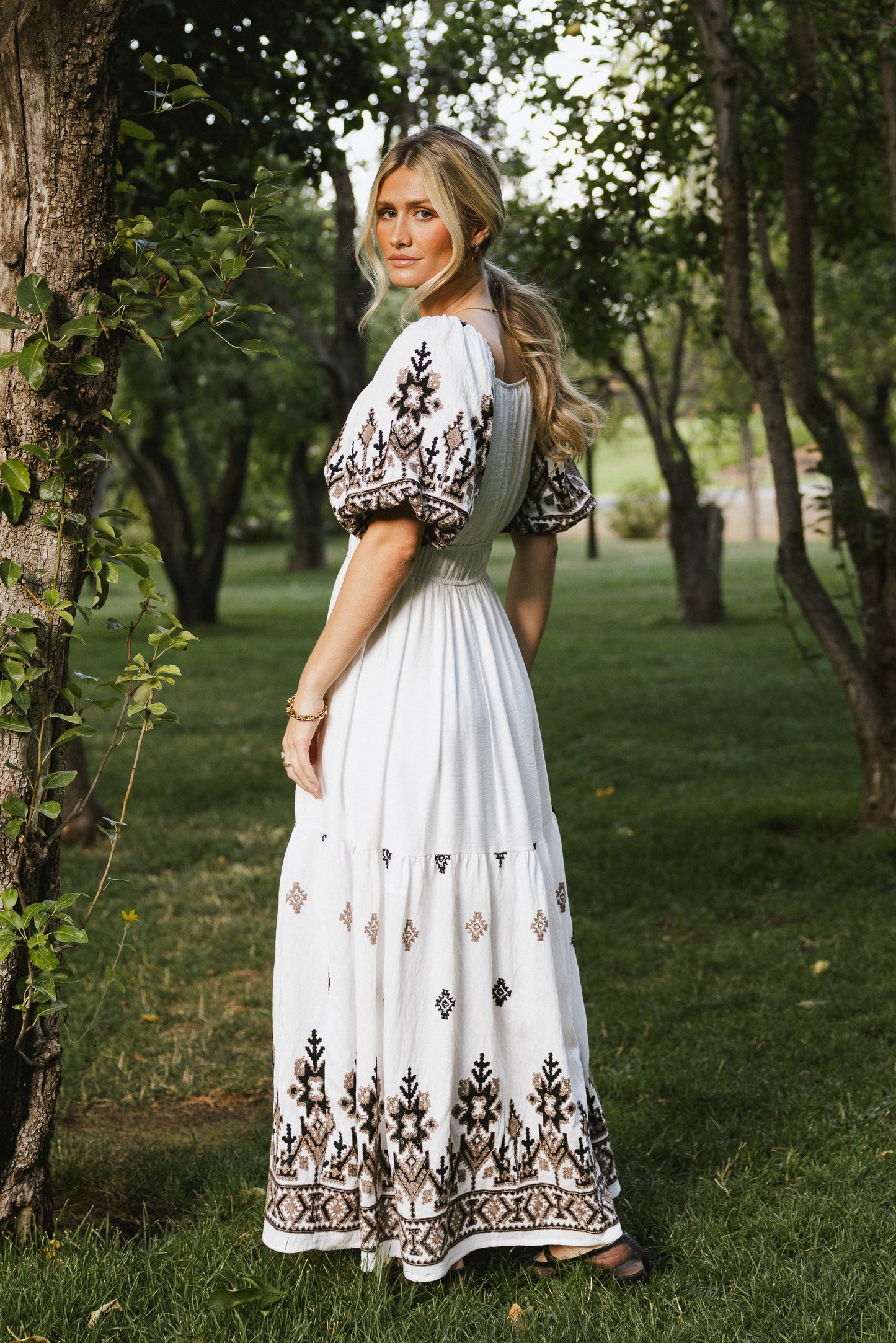 Alder Embroidered Maxi Dress - FINAL SALE