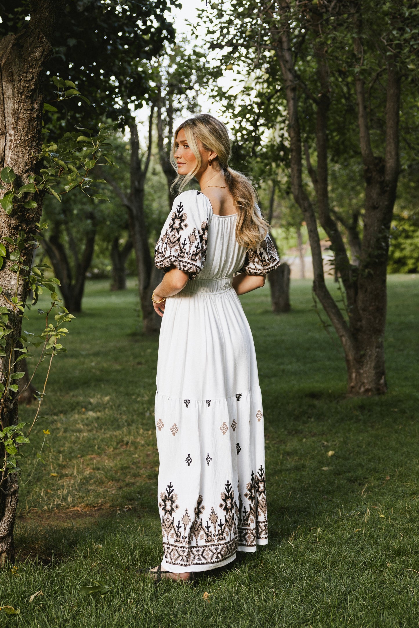 Alder Embroidered Maxi Dress - FINAL SALE