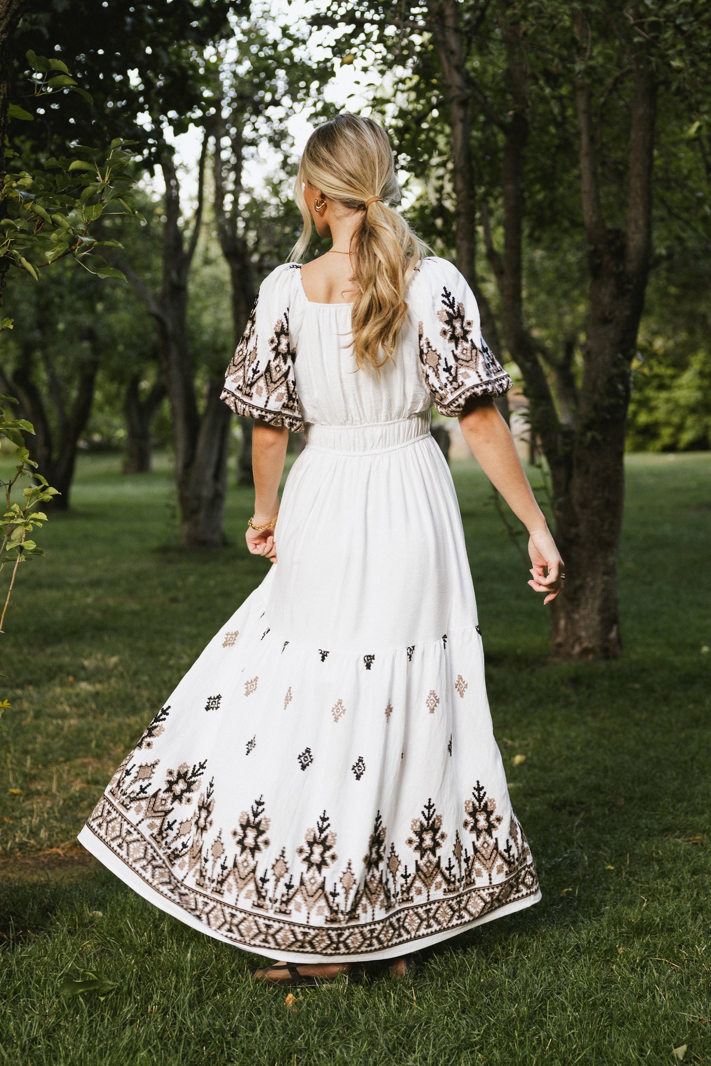 Alder Embroidered Maxi Dress - FINAL SALE