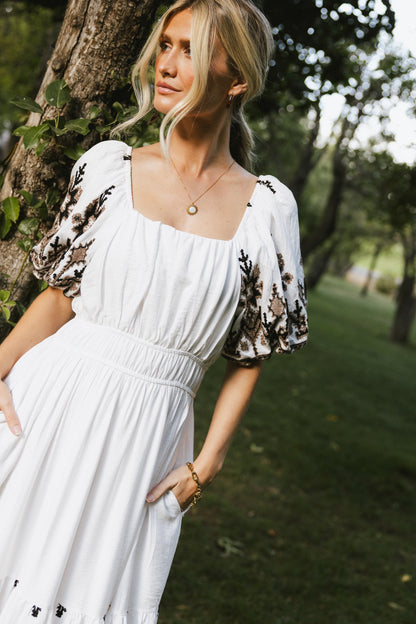 Alder Embroidered Maxi Dress - FINAL SALE