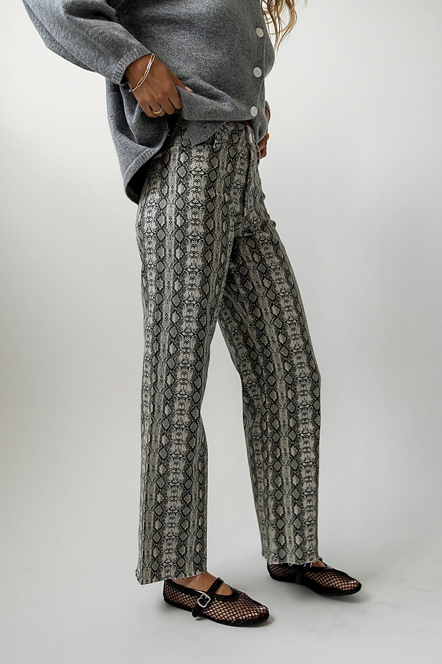 Brynn Snake Print Pants - FINAL SALE