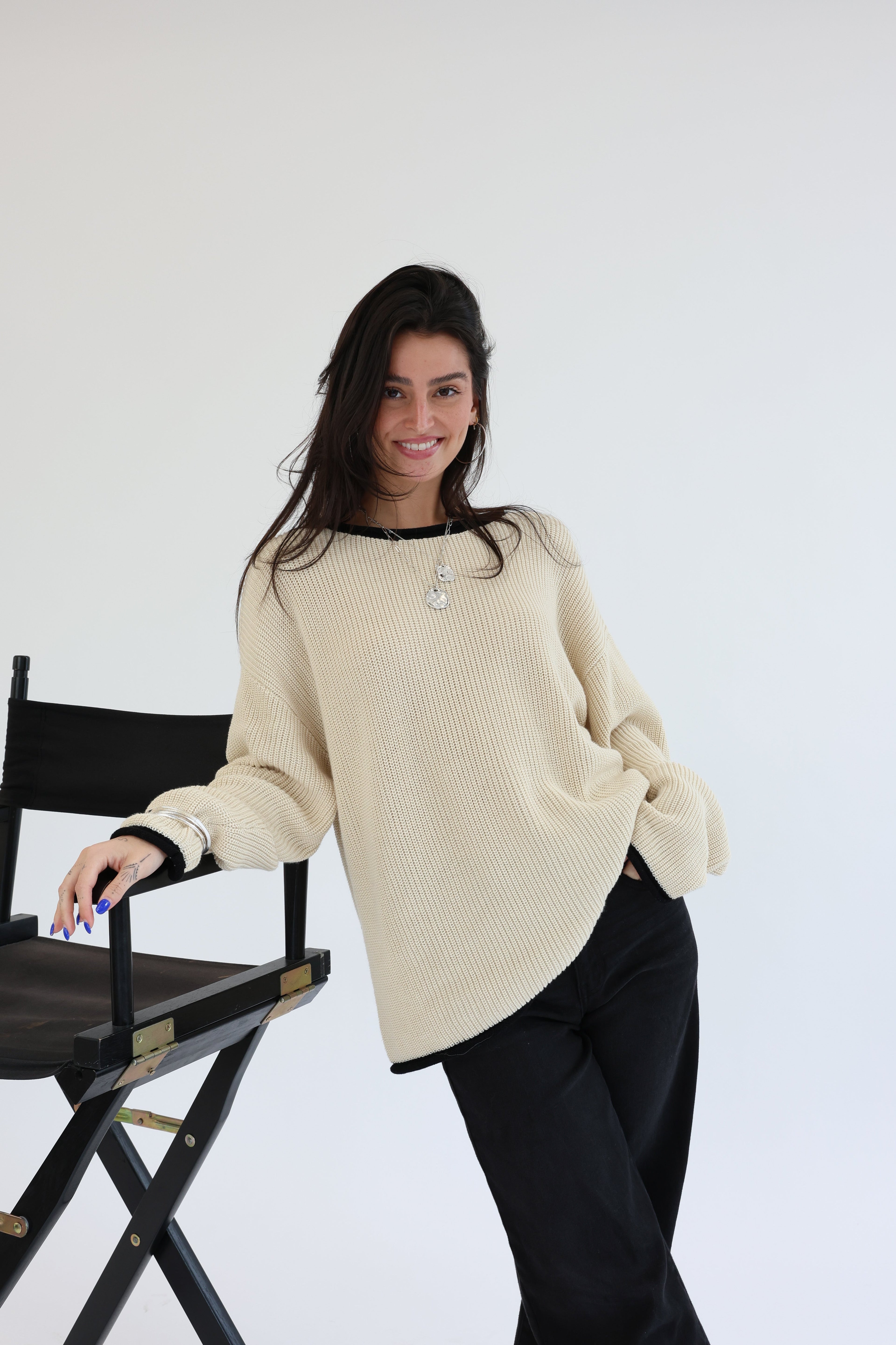 Fran Sweater in Oatmeal