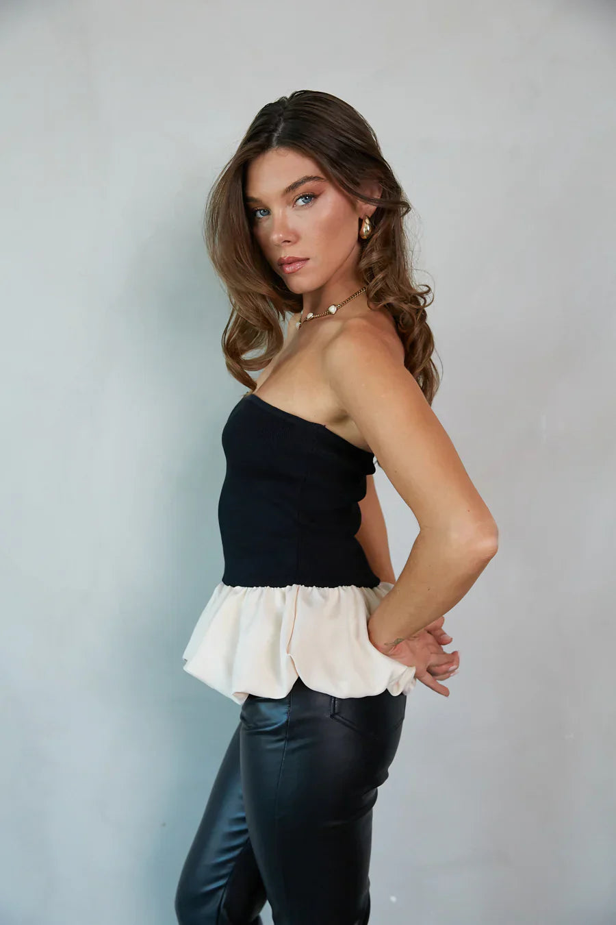 Margot Strapless Bubble Corset Top