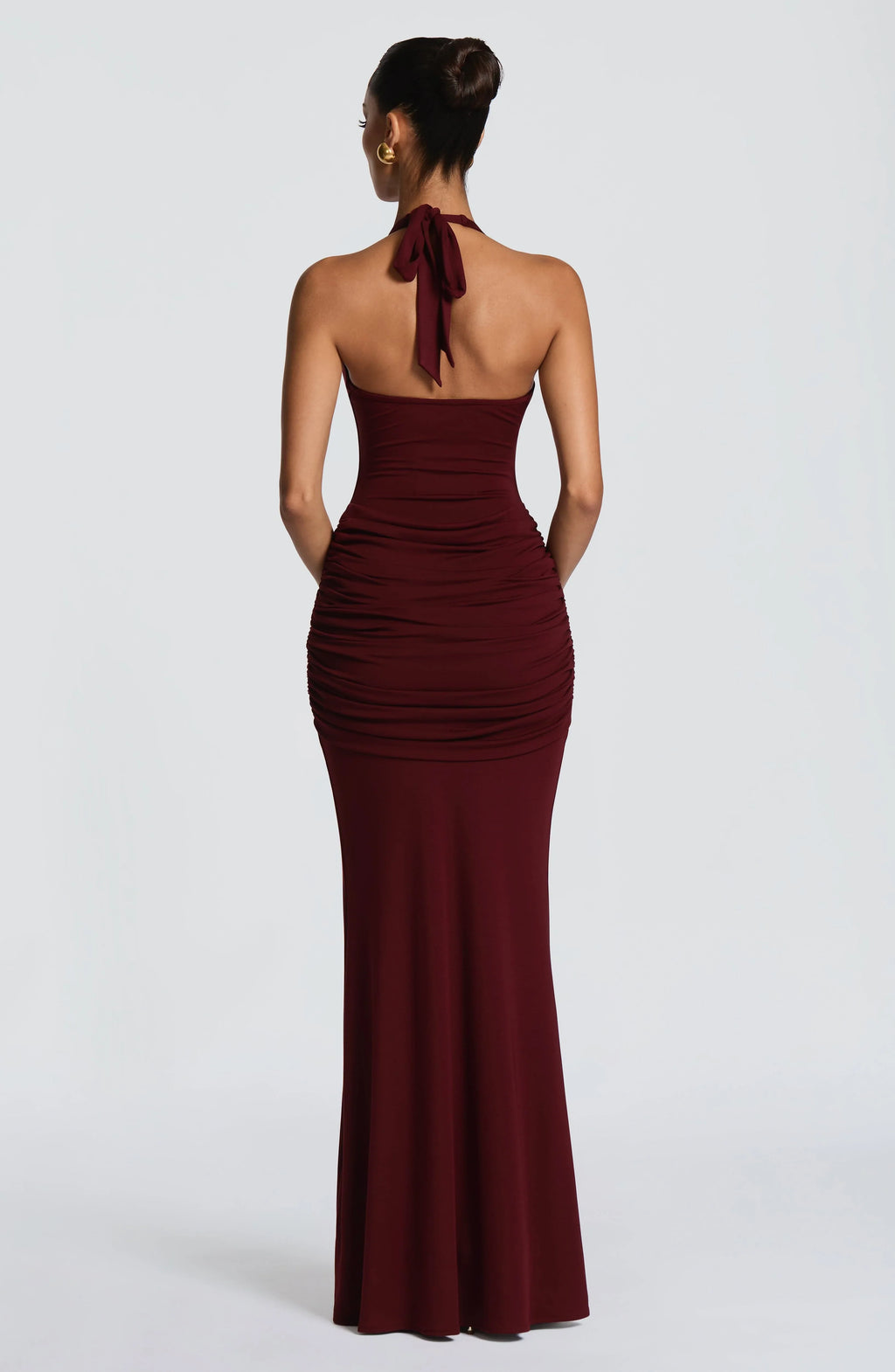 Veneda Maxi Dress - Cherry Lacquer