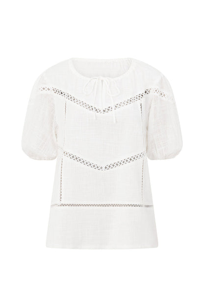 SAMPLE-Amelia Top - white