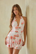 Vida Ruffle Floral Mini Dress
