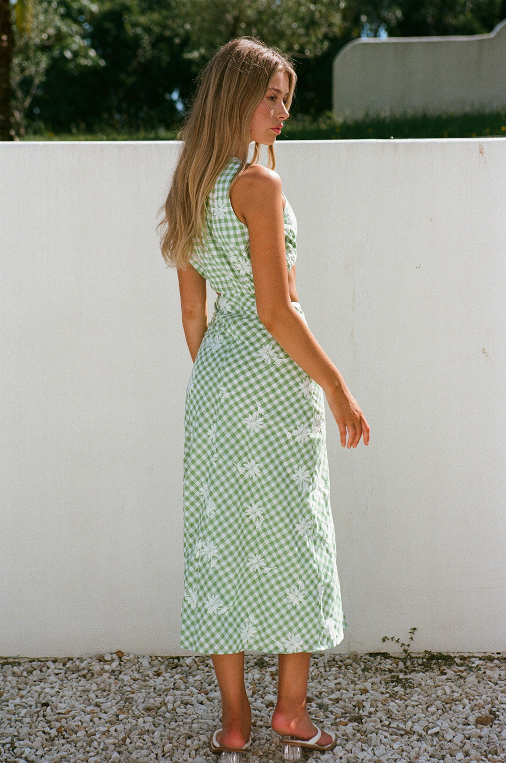 SAMPLE-Cambelle Dress - Gingham