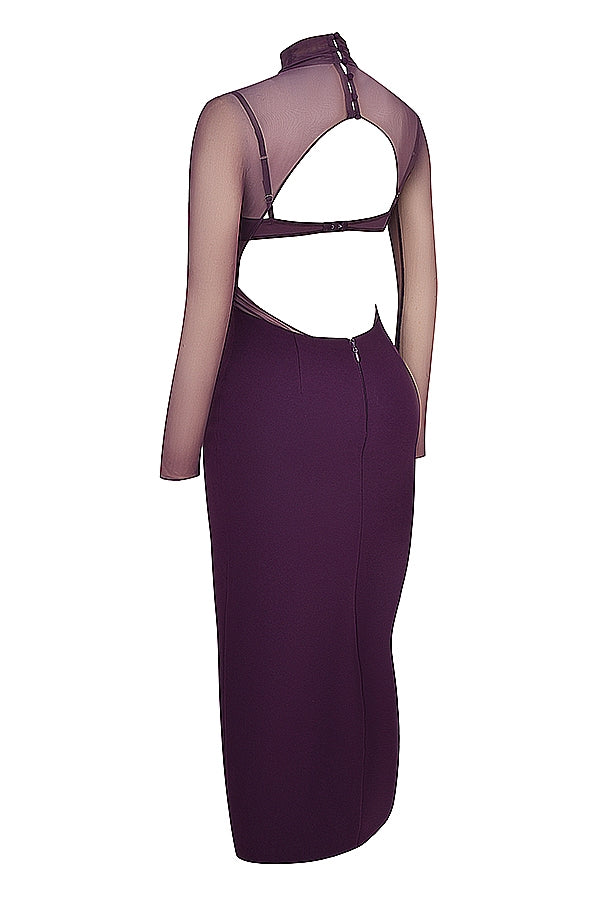black grape maxi dress