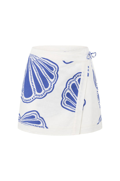 SAMPLE-Ciera Wrap Skirt - Seashell