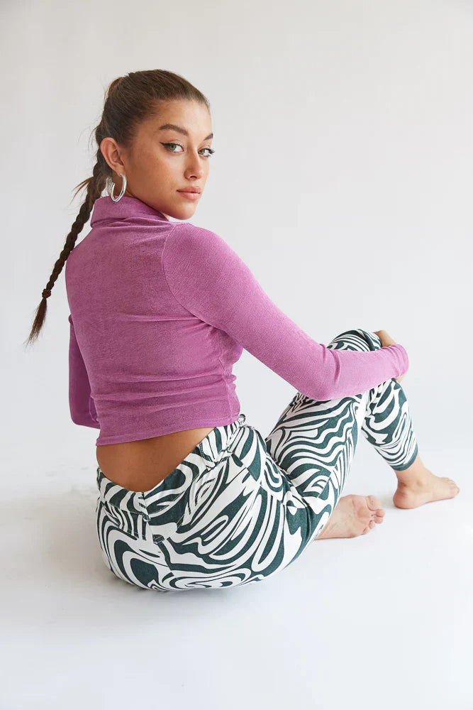 Glendale Collared Crop Top