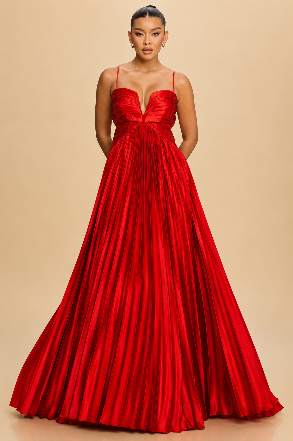 Mystic Magic Maxi Gown - Red