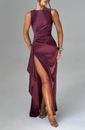 Peggy Maxi Dress - Cherry Lacquer