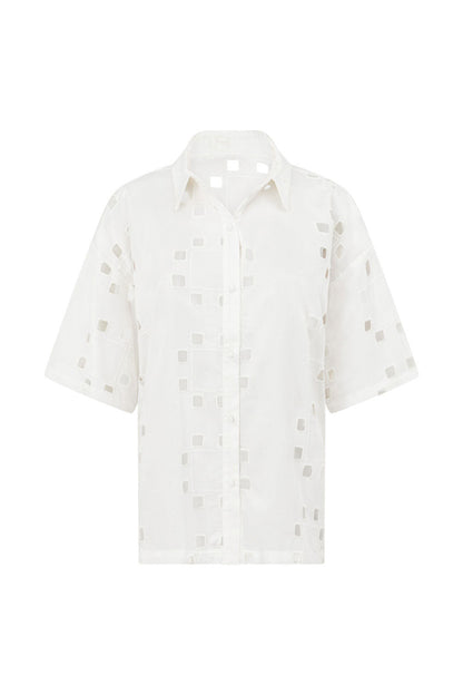 SAMPLE-Ellakai Top - Cutwork
