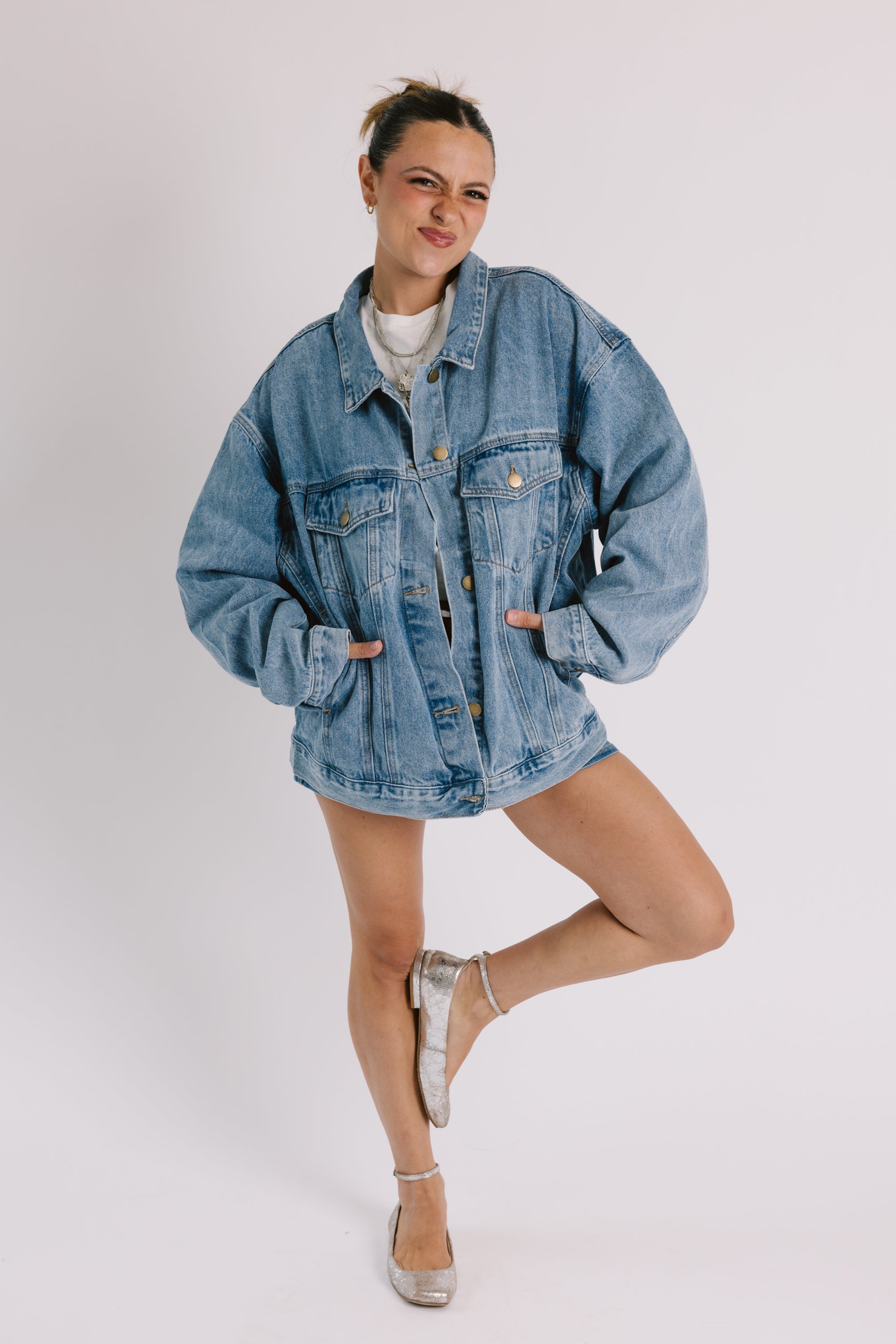 Midtown Oversized Denim Jacket