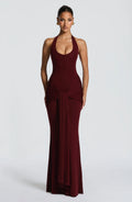 Veneda Maxi Dress - Cherry Lacquer