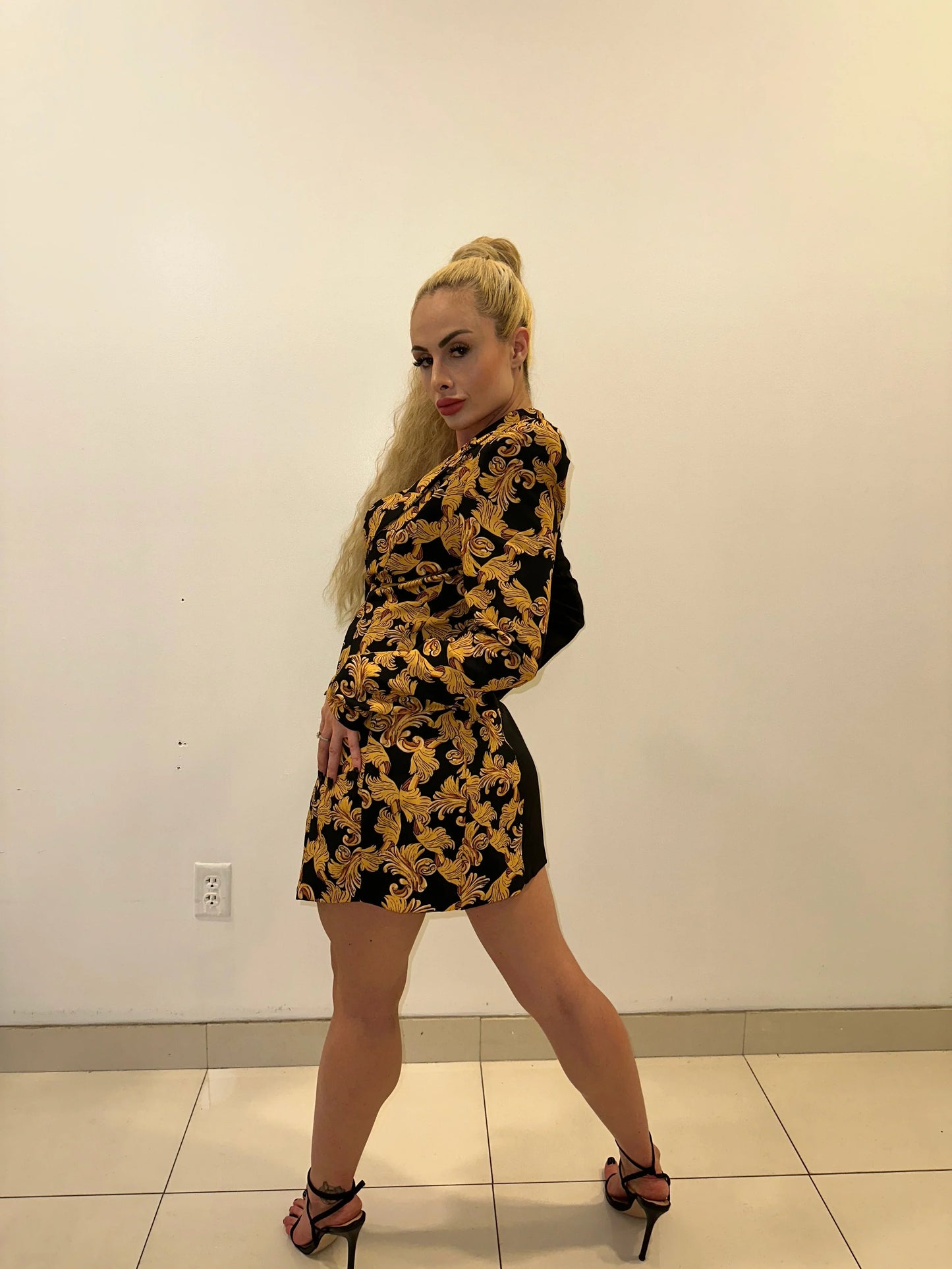 Business Woman Blazer Mini Dress