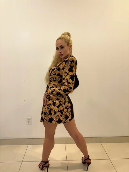Business Woman Blazer Mini Dress
