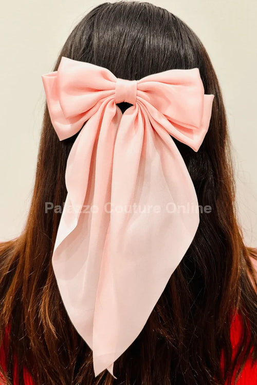 Coquette Aesthetic Bow  (Peach)