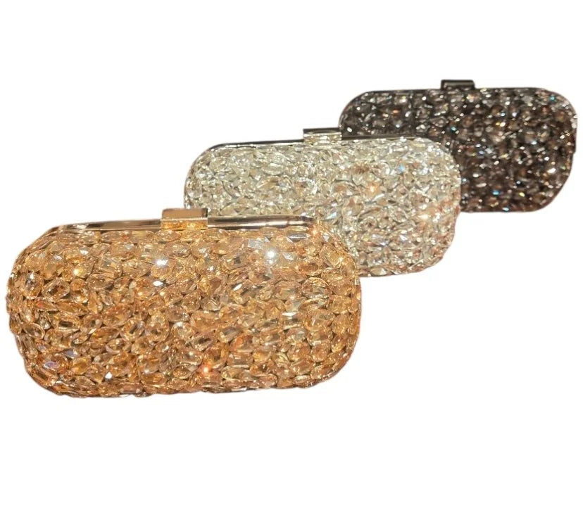 Crystal Mirage Luxe Clutch