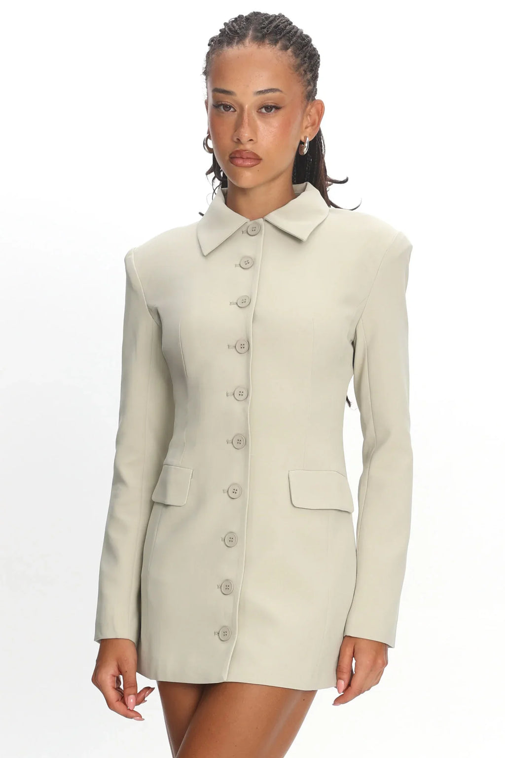 LIONESS Cheri Mini Dress Matcha