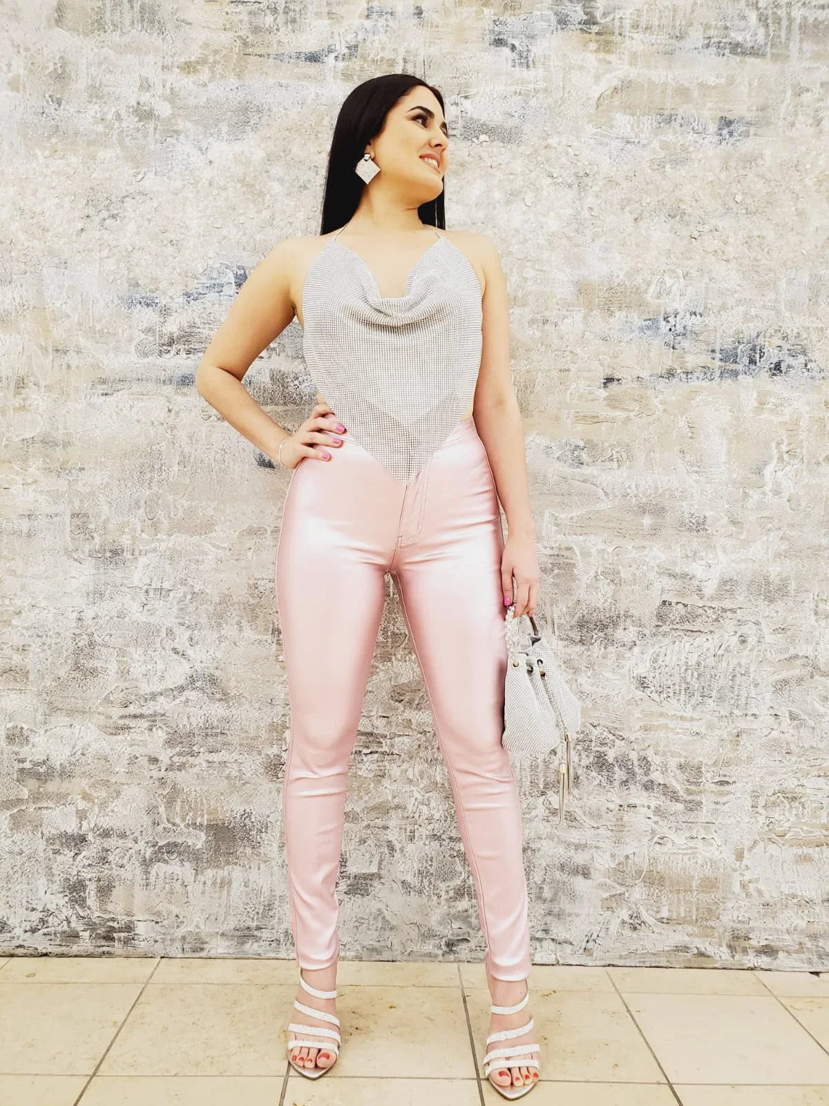 Expensive Views Metallic Rose Pants