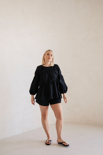 SAMPLE-Akel Top - Black