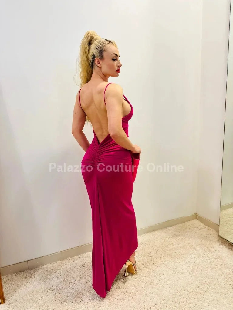 First Choice Maxi Dress – Elegant Pink Maxi Dress