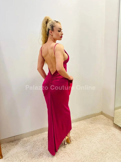 First Choice Maxi Dress – Elegant Pink Maxi Dress