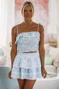 Cornflower Bliss Top - Blue and White