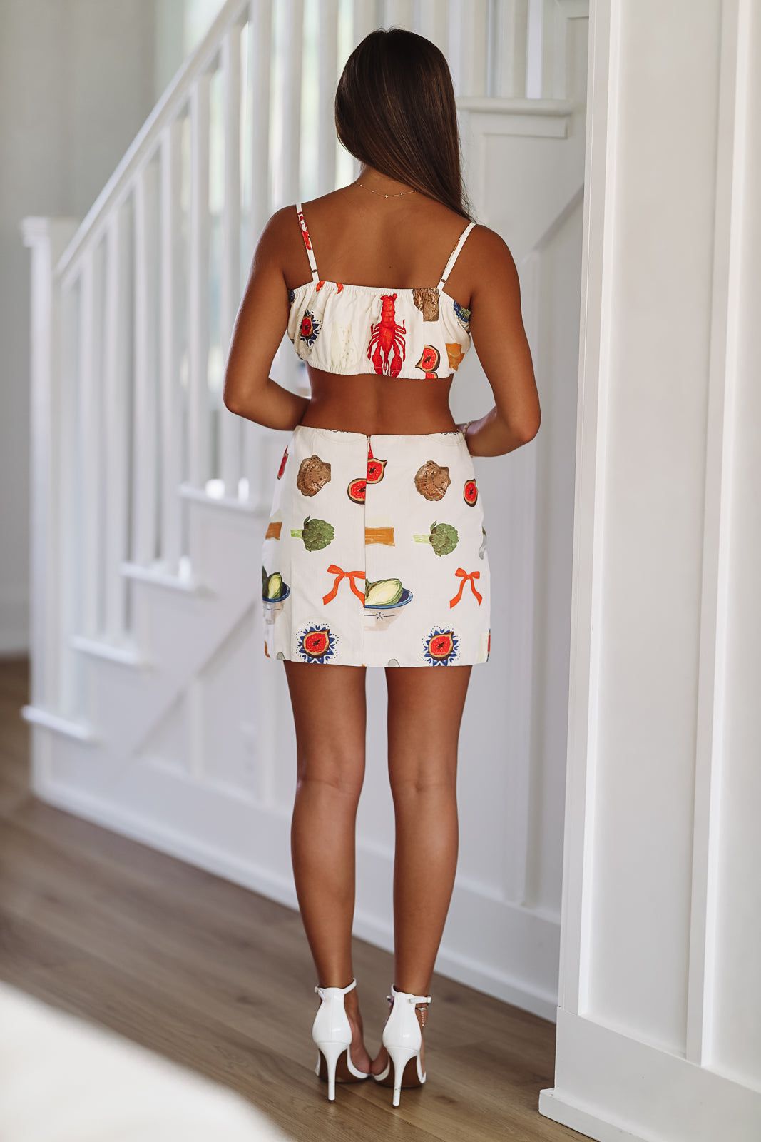 Cape Cod Clam Bake Crop Top - Cream (FINAL SALE)