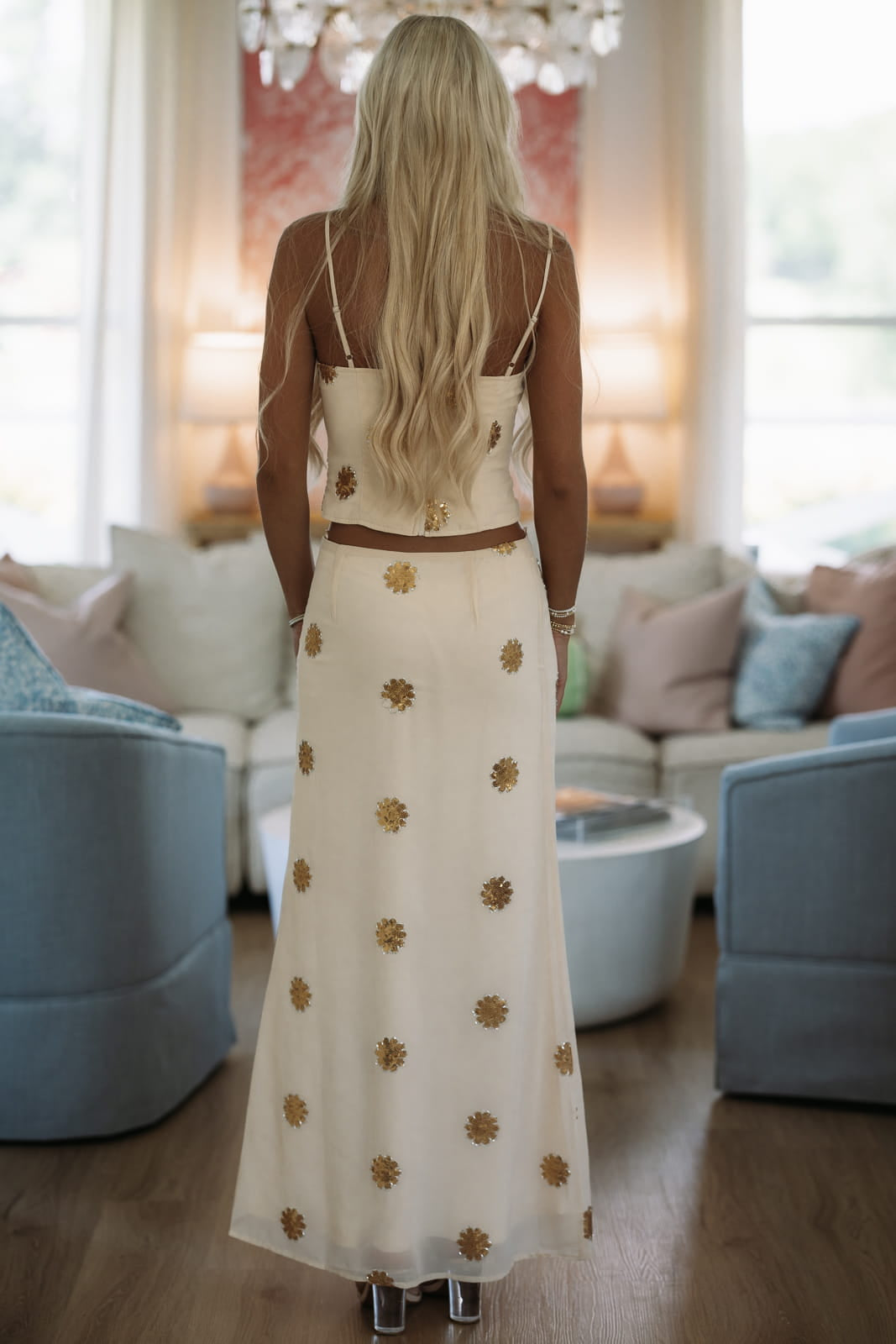 All That Glitters Top - Cream