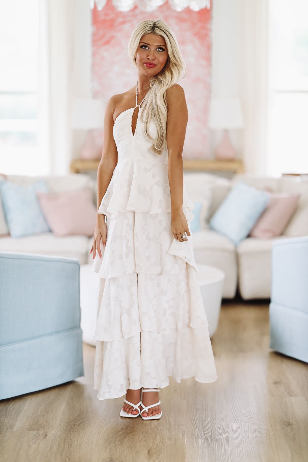 Sweet Escape Maxi Dress - Cream