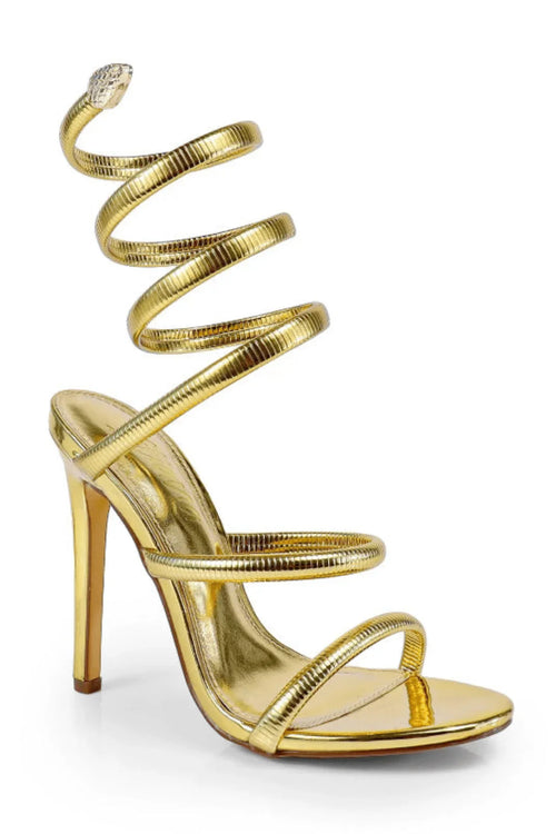 Helix Nikia Harmony Heels Gold