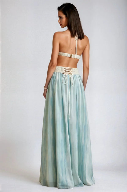 Island Bloom Crochet Maxi Dress – Bluenatural