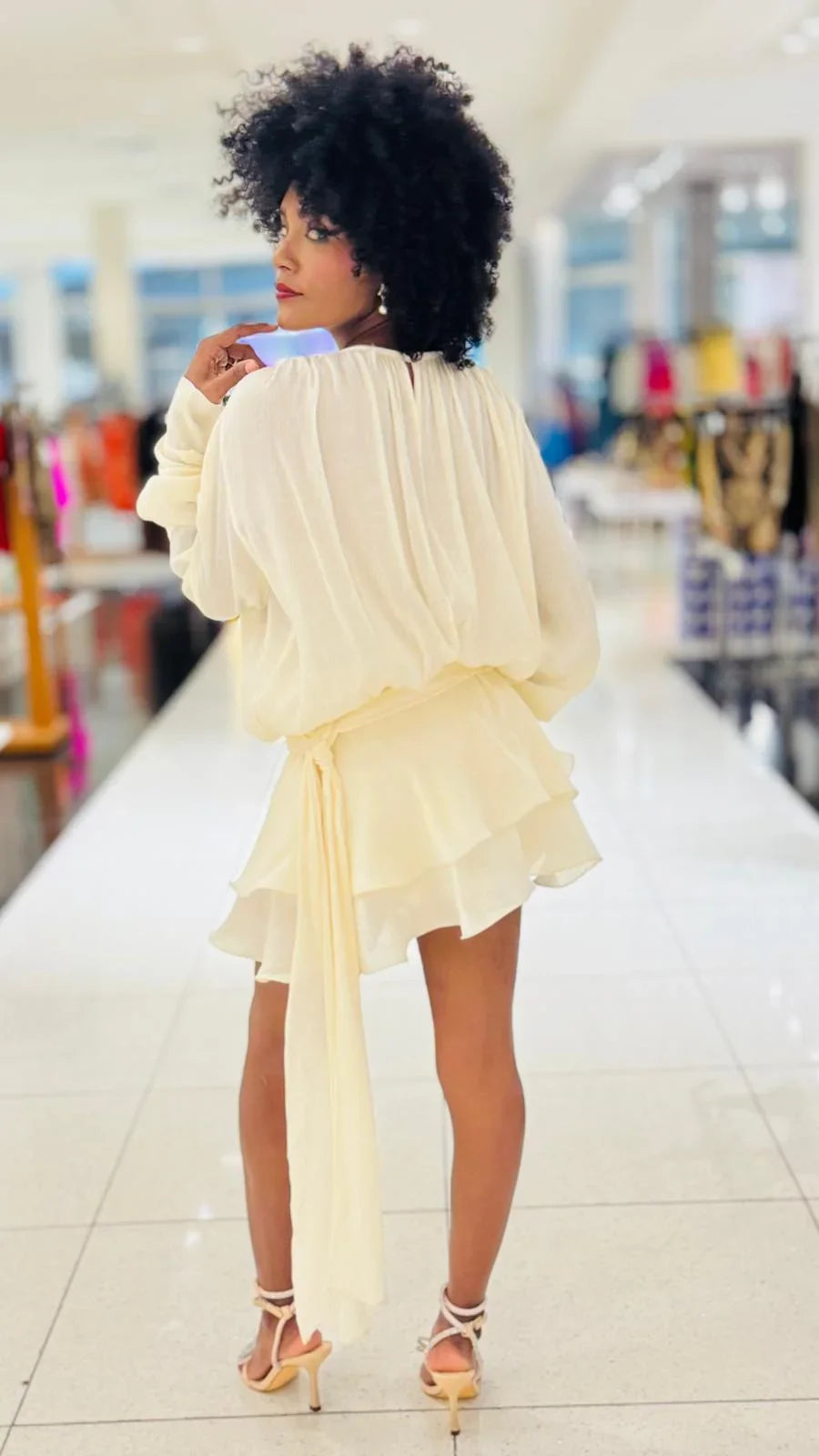 Lumière Drape Luxe Shorts Set - Tan