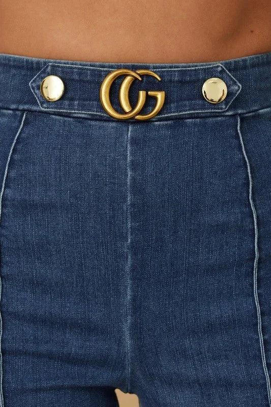 Luxe Line Sculpting Jeans- Blue