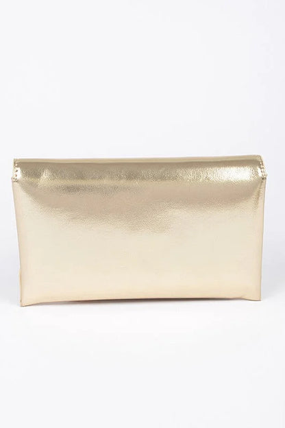 Luxe Metallic  Envelope Clutch