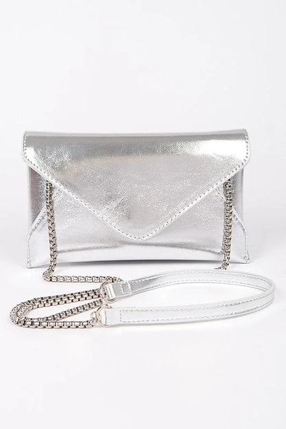 Luxe Metallic  Envelope Clutch