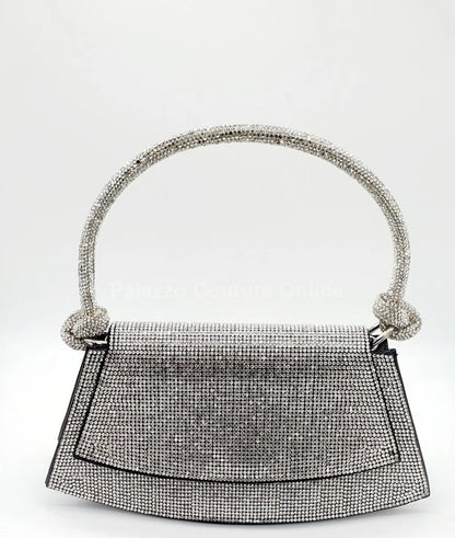 Maddie Rhinestone Handbag (Black)