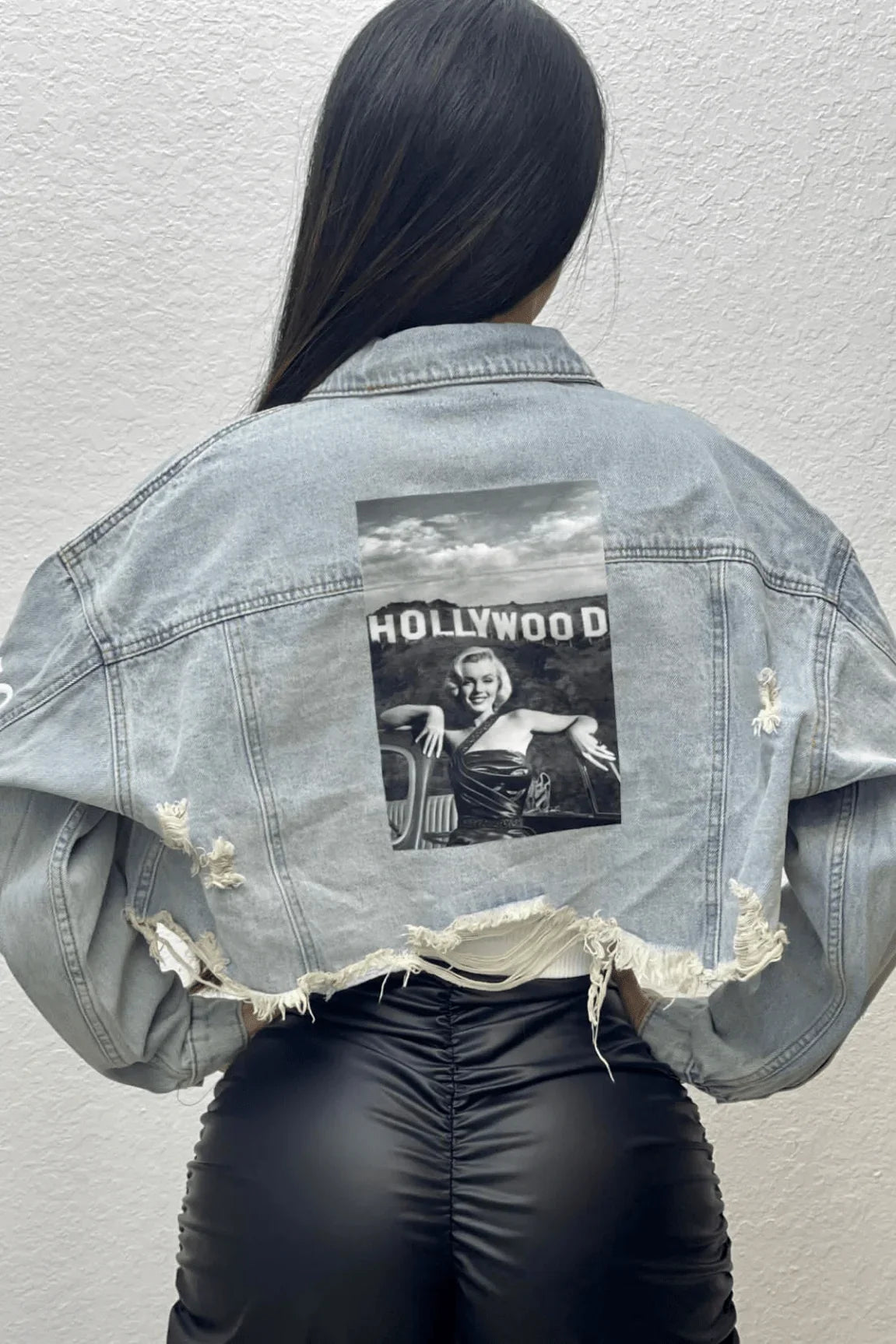 Marylin Monroe Graphic Denim Jacket